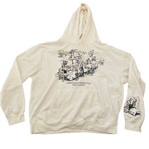 Disney Winnie the Pooh "Christopher Robin Gives Pooh a Party" hoodie Size XL EUC